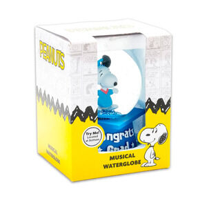 Peanuts Musical Water Globe for Graduation
